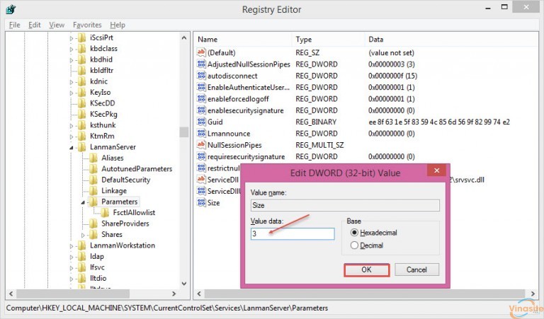 Sửa lỗi “The specified server cannot perform the requested operation”