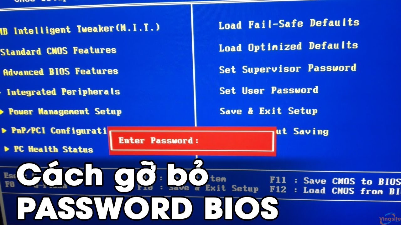 Cach go bo Password Bios