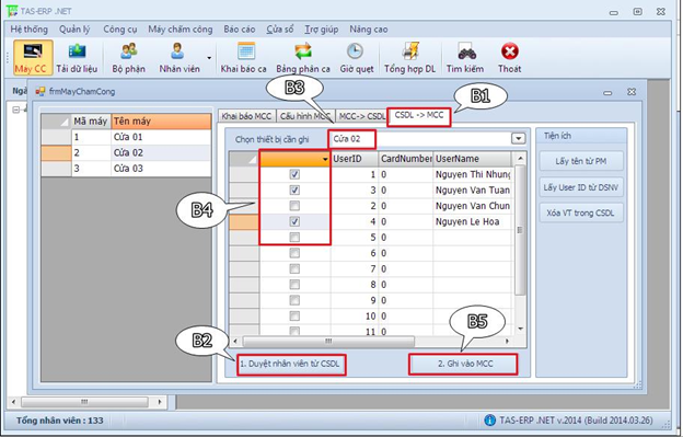 Hướng dẫn sử dụng phần mềm TAS ERP