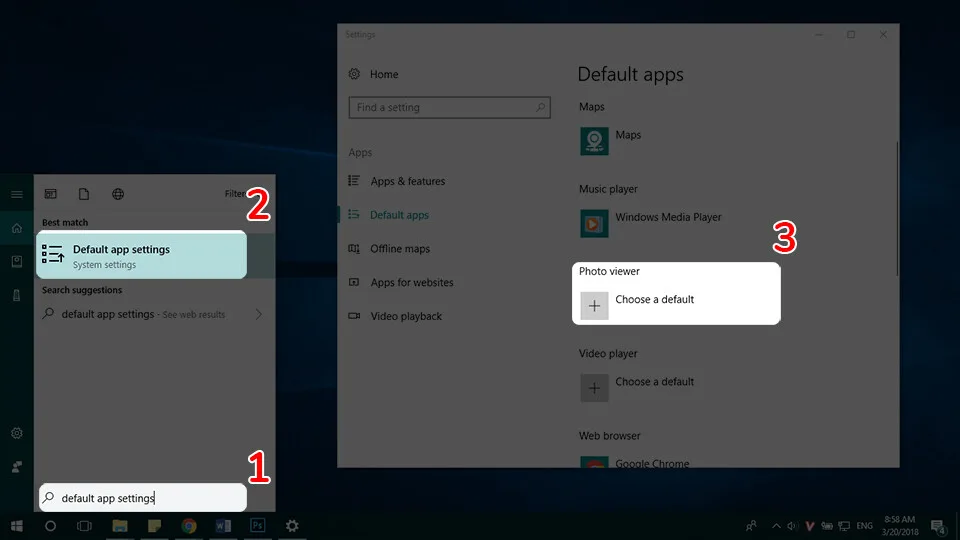 Khôi phục trình xem ảnh Windows Photo Viewer