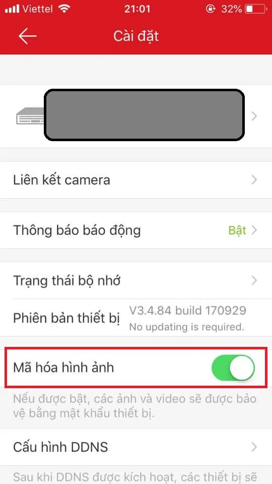 Hướng dẫn tắt mã hóa HIK-CONNECT trên thiết bị HIKVISION