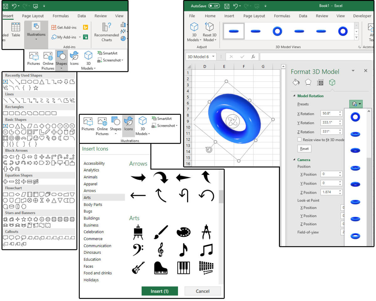 insert shapes icons pictures or 3d models 100793743 large