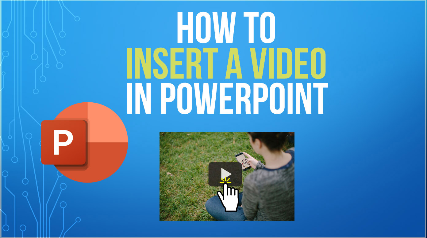 how to insert a video in powerpoint 2020