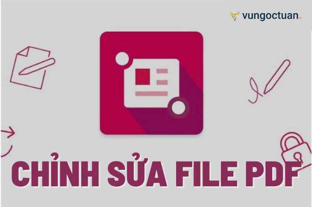 Chỉnh sửa file pdf