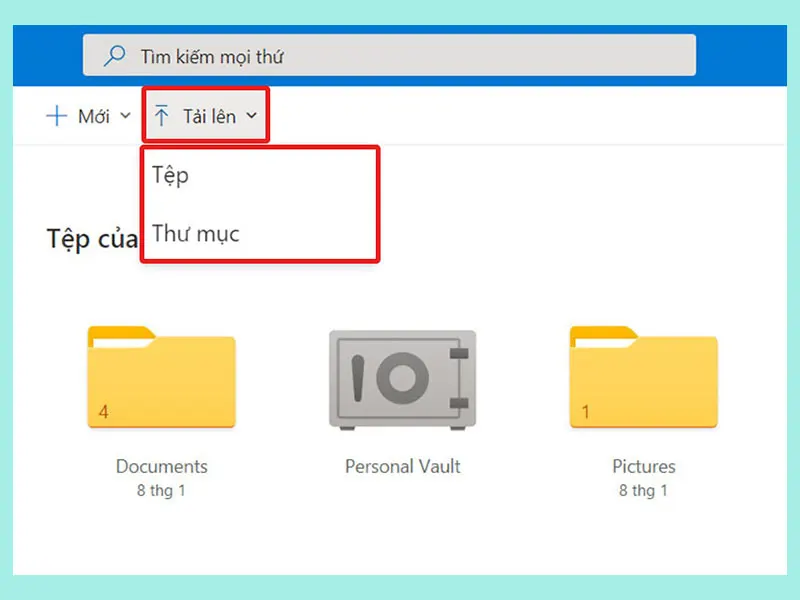 Lưu Excel Online vào OneDrive