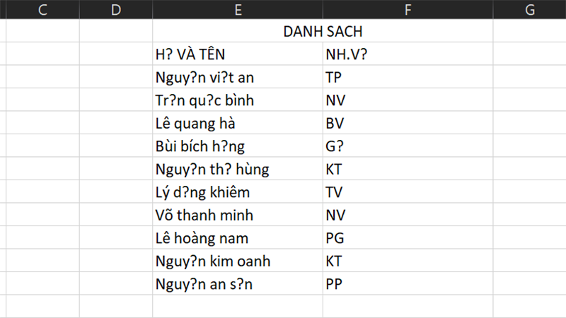 Sửa lỗi font Tiếng Việt khi mở file CSV trong Excel tải từ Google Form