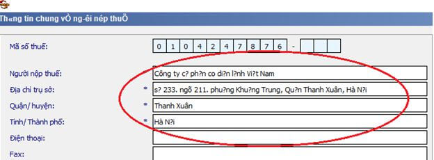 HTKK lỗi không gõ được Tiếng Việt có dấu