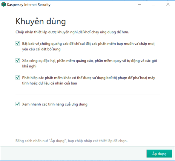 Cài đặt Kaspersky Internet Security