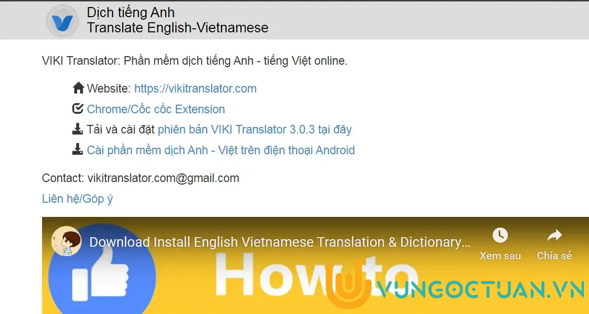 Cách dịch file PDF từ tiếng Anh sang tiếng Việt bằng VIKI Translator bước 1