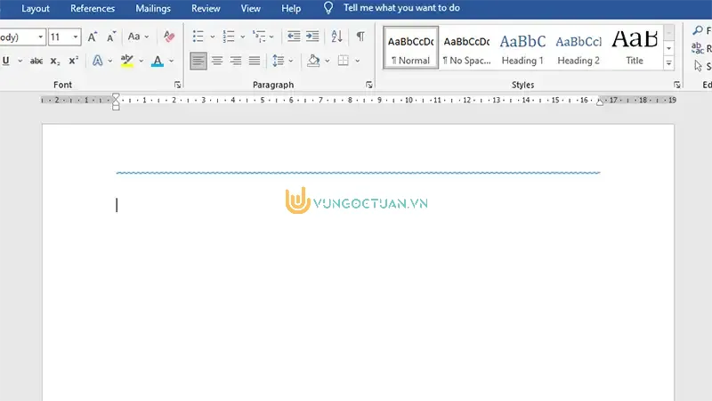Cách tạo 2 đường gạch ngang ở Header và Footer trong Word