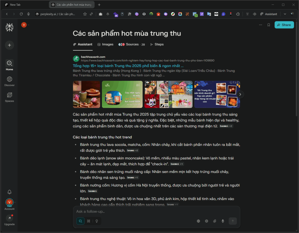 Review chi tiết trình duyệt Comet – AI Browser thế hệ mới