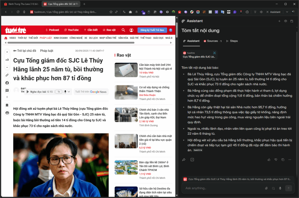 Review chi tiết trình duyệt Comet – AI Browser thế hệ mới