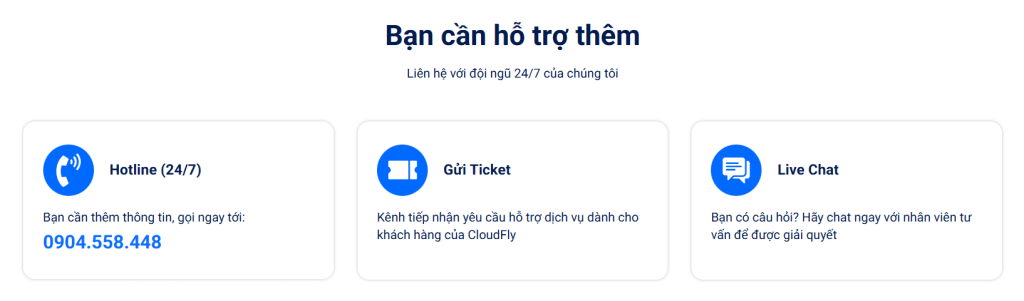 CloudFly – Dịch vụ Cloud Server hiệu năng cao thanh toán theo giờ