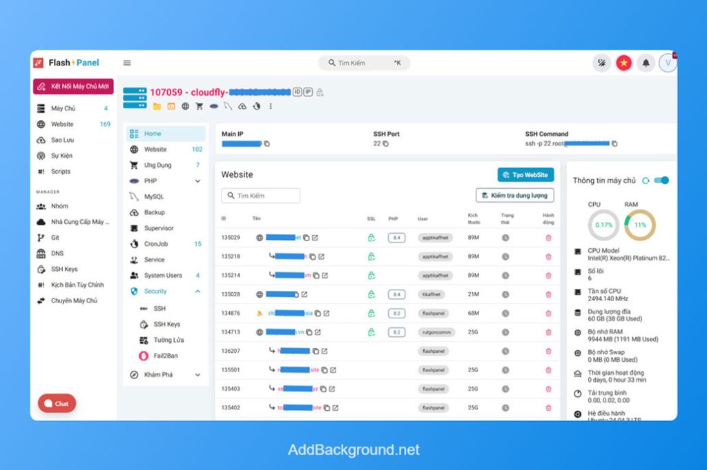 FlashPanel - Panel Quản Lý VPS Miễn Phí Tốt Nhất Cho Nhà Phát Triển Web
